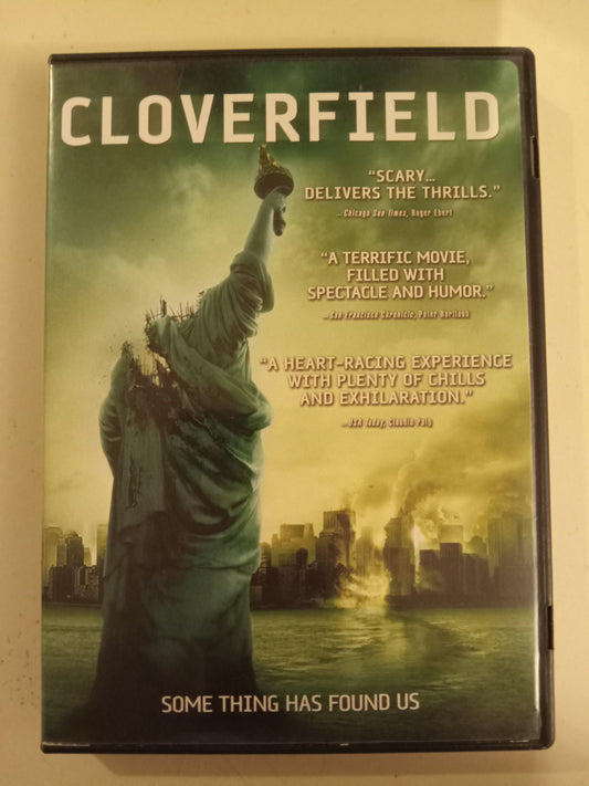 Cloverfield, DVD Movie, Lizzy Caplan Widescreen, Rated PG-13, USED