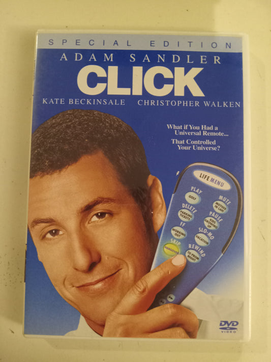 Click, DVD Movie, Adam Sandler Widescreen, Rated PG-13, USED