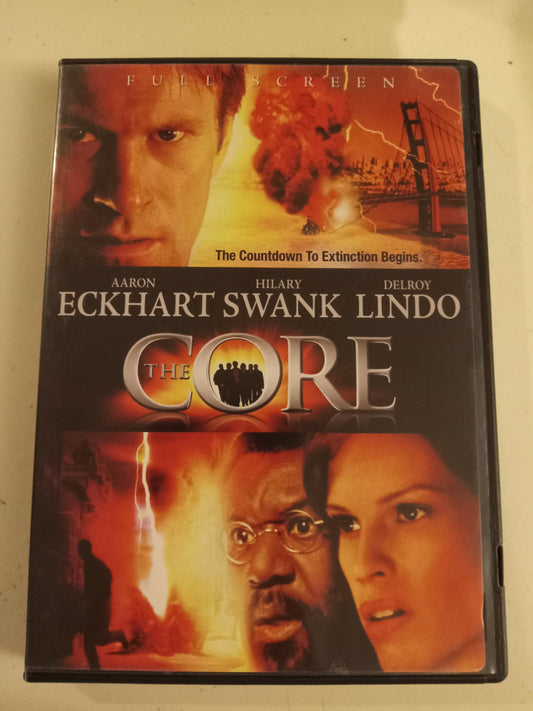 The Core, DVD Movie, Aaron Eckhart Fullscreen, Rated PG-13, USED