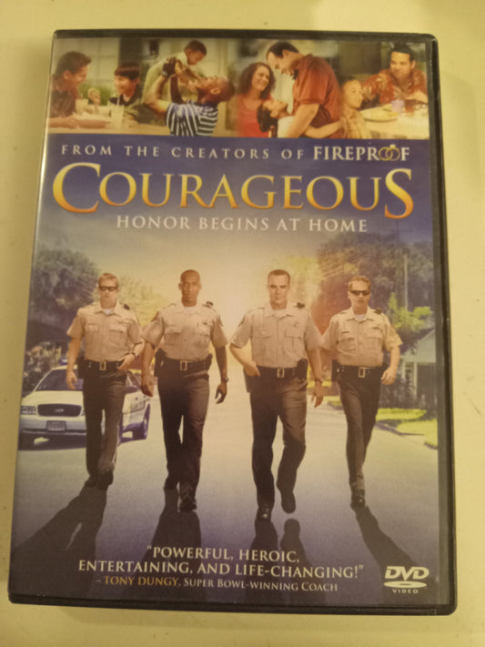 Courageous, Honor Begins At Home DVD Movie, Widescreen, Rated PG-13, NEW/USED