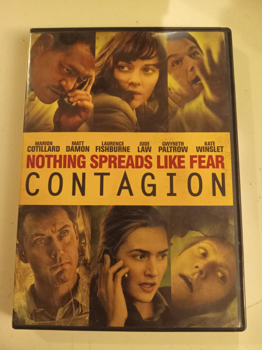 Contagion, DVD Movie, Matt Damon Widescreen, Rated PG-13, USED