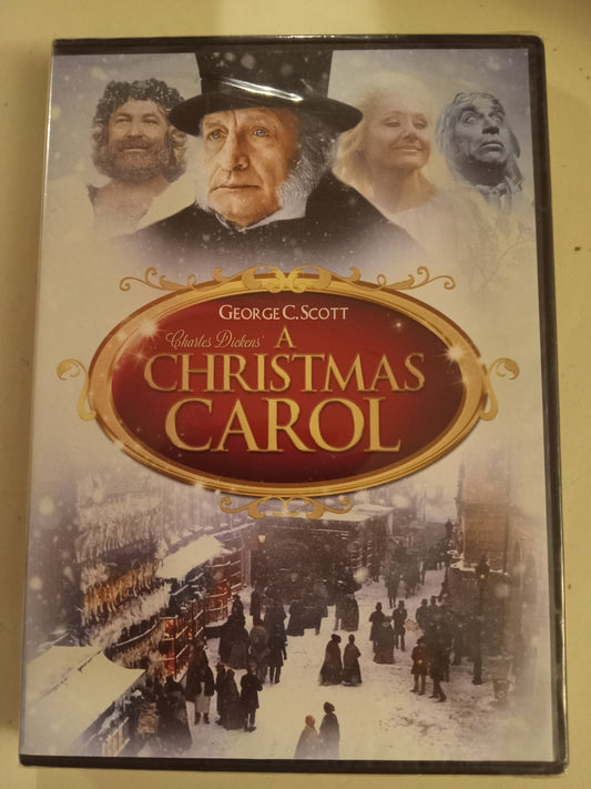 A Christmas Carol, DVD Movie, George C. Scott Fullscreen, Rated PG, USED