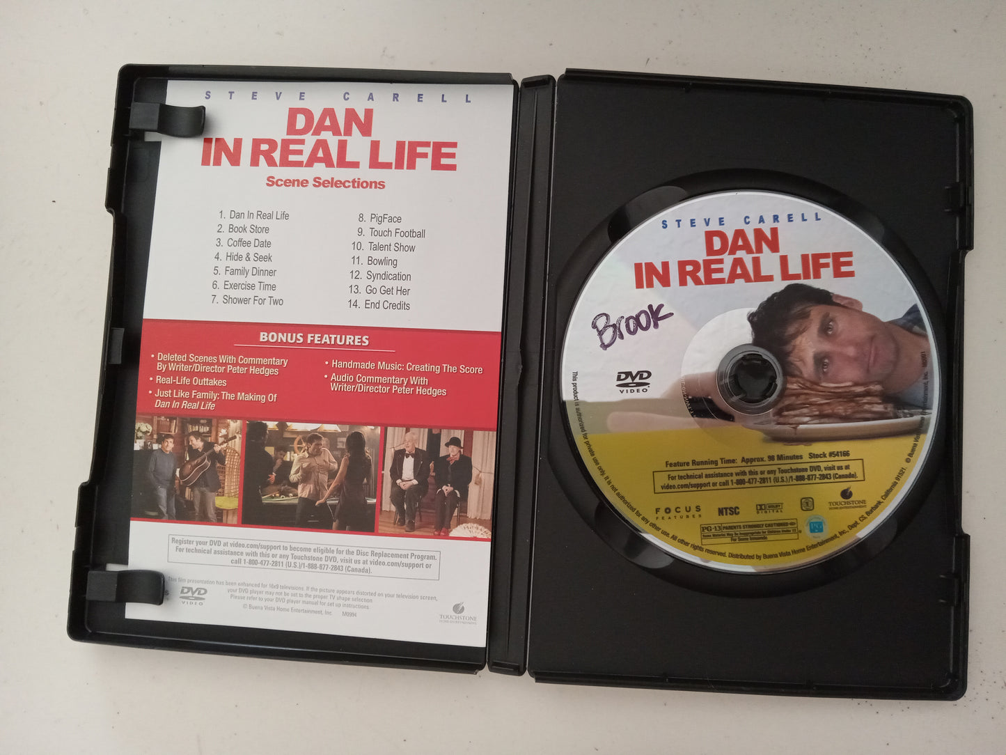 Dan In Real Life, DVD Movie, Steve Carell Widescreen, Rated PG-13, USED,  NEW