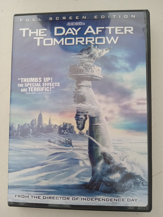 The Day After Tomorrow, DVD Movie, Dennis Quaid Fullscreen, Rated PG-13, USED