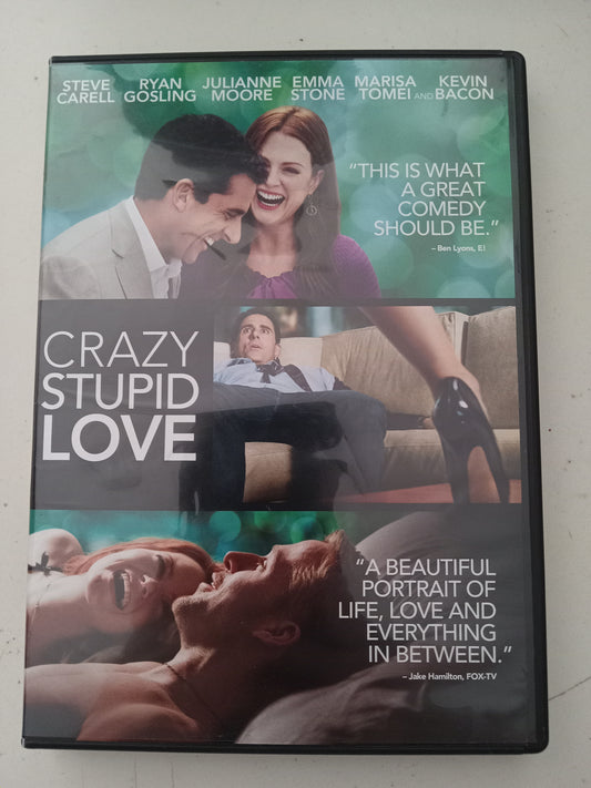 Crazy Stupid Love, DVD Movie, Steve Carell Widescreen, Rated PG-13, USED