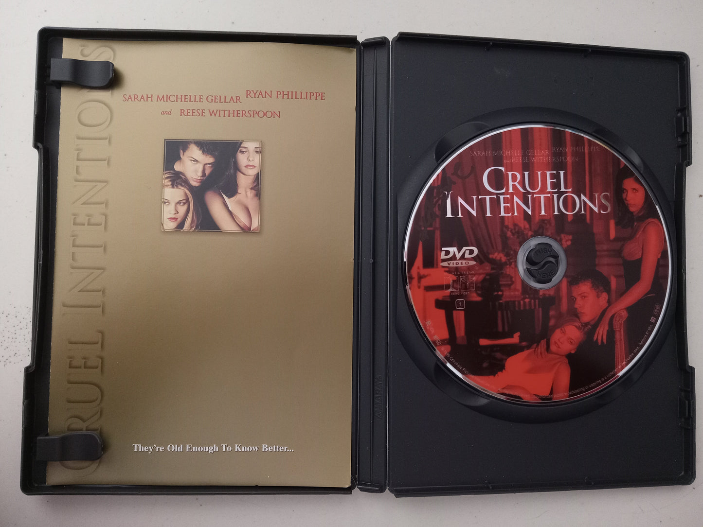 Cruel Intentions, DVD Movie, Sarah Michelle Gellar Widescreen, Rated R, USED