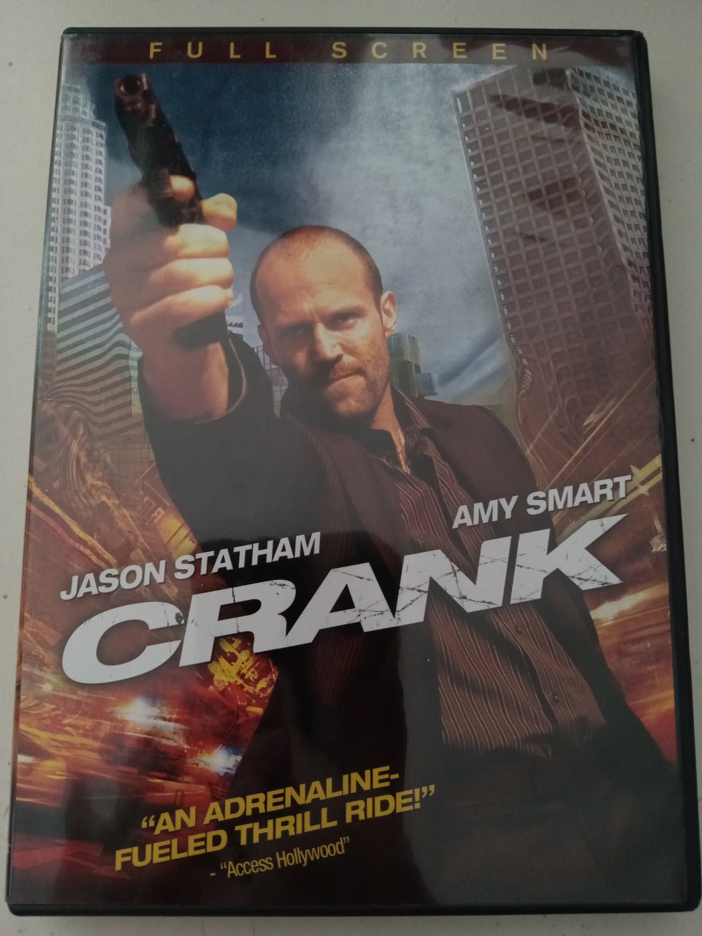 Crank, DVD Movie, Jason Statham Fullscreen, Rated R, USED