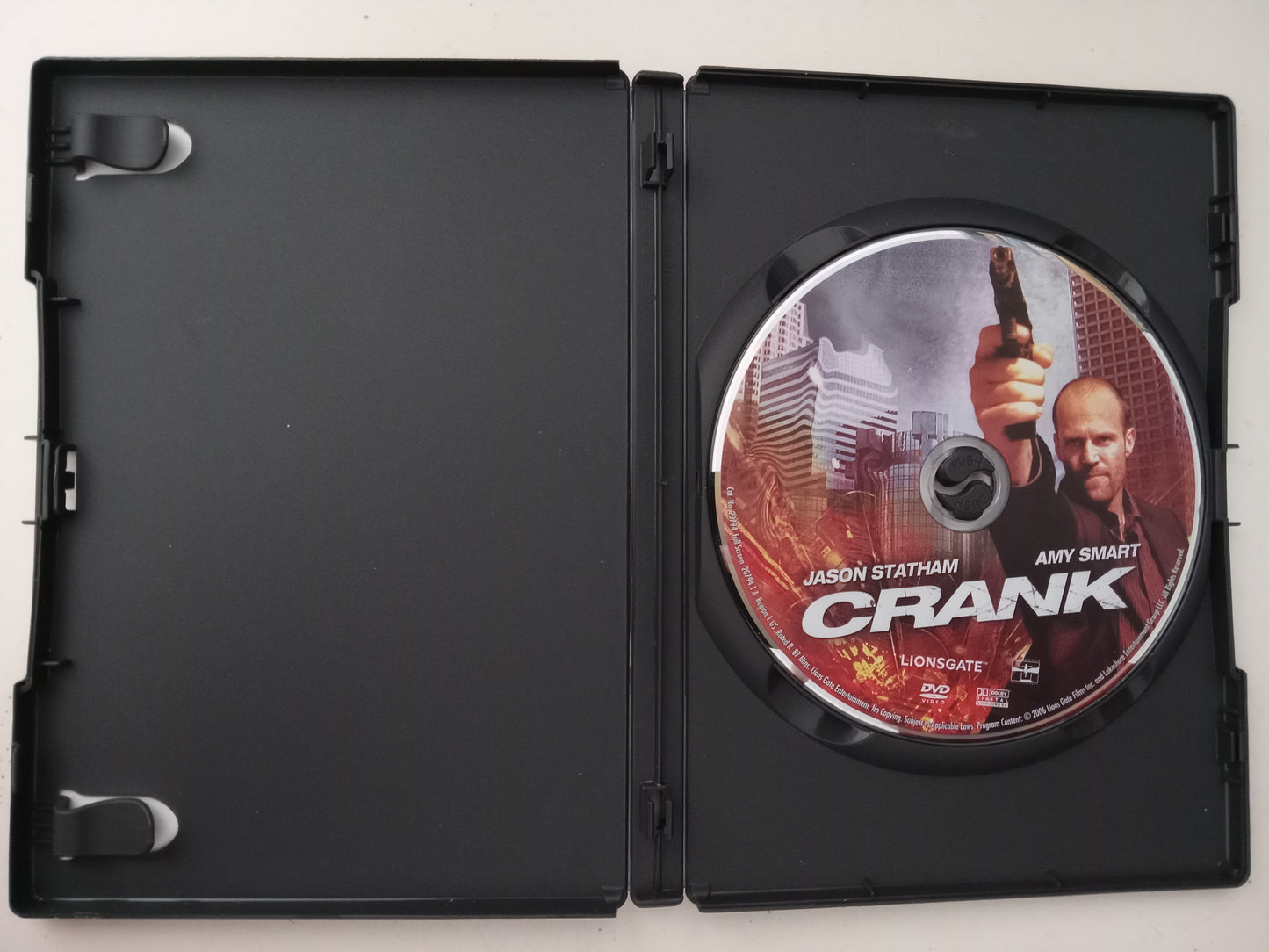 Crank, DVD Movie, Jason Statham Fullscreen, Rated R, USED