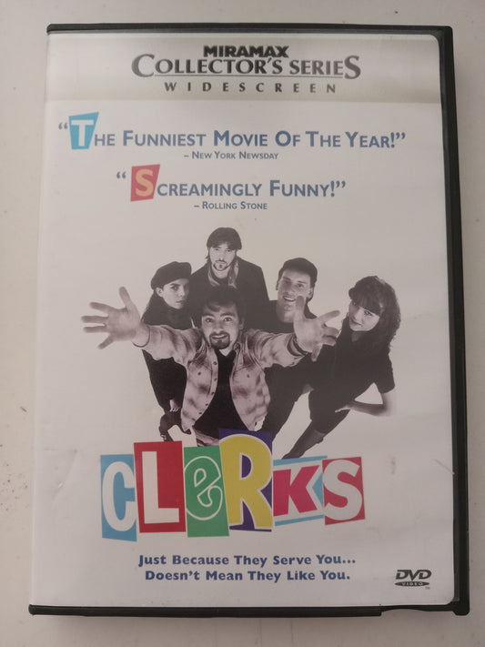 Clerks, DVD Movie, Jeff Anderson Widescreen, Rated R, USED