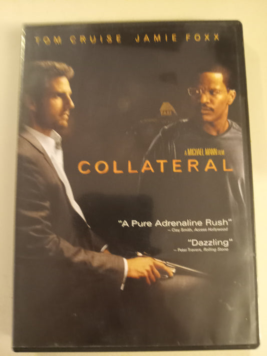 Collateral, DVD Movie, Tom Cruise Widescreen, Rated R, USED