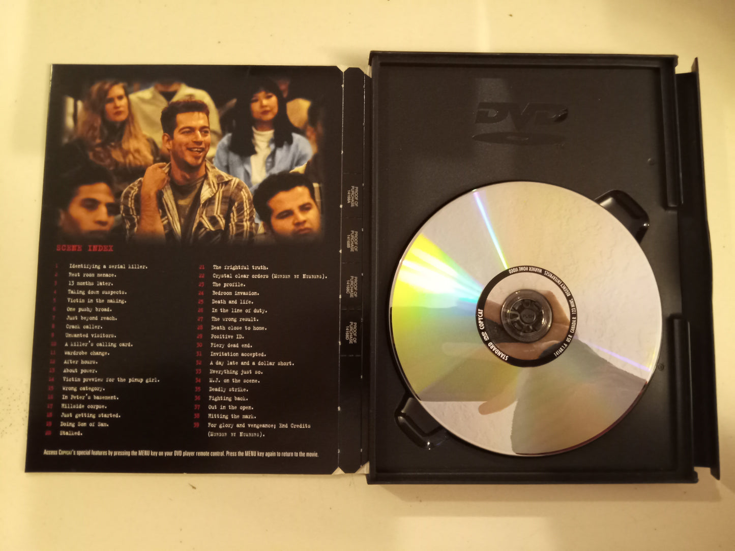 Copycat, DVD Movie, Holly Hunter Widescreen, Rated R, USED
