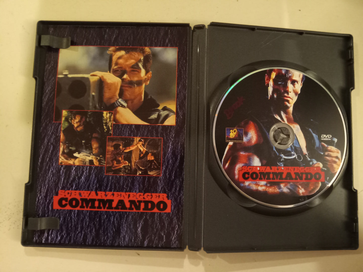 Commando, DVD Movie, Arnold Schwarzenegger Widescreen, Rated R, USED