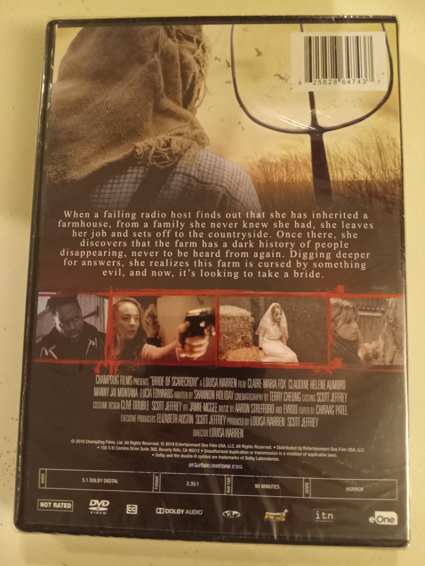 Bride Of The Scarecrow, DVD Movie, Lucia Edwards Widescreen, Not Rated, NEW