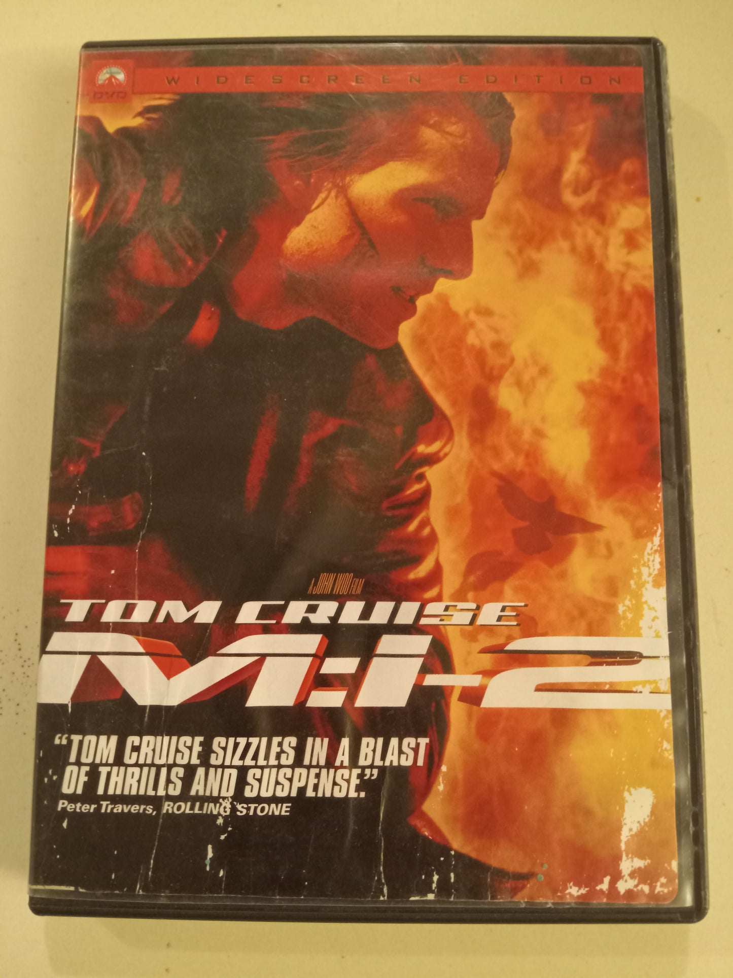 M:I-2, Mission Impossible II, DVD Movie Tom Cruise Widescreen, Rated PG-13, USED