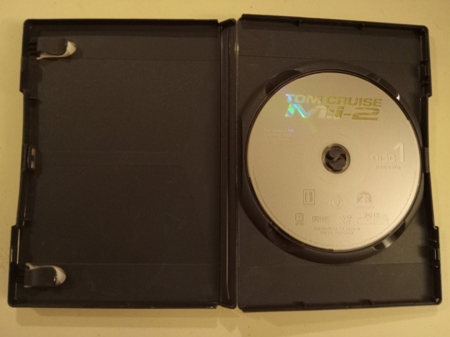 M:I-2, Mission Impossible II, DVD Movie Tom Cruise Widescreen, Rated PG-13, USED