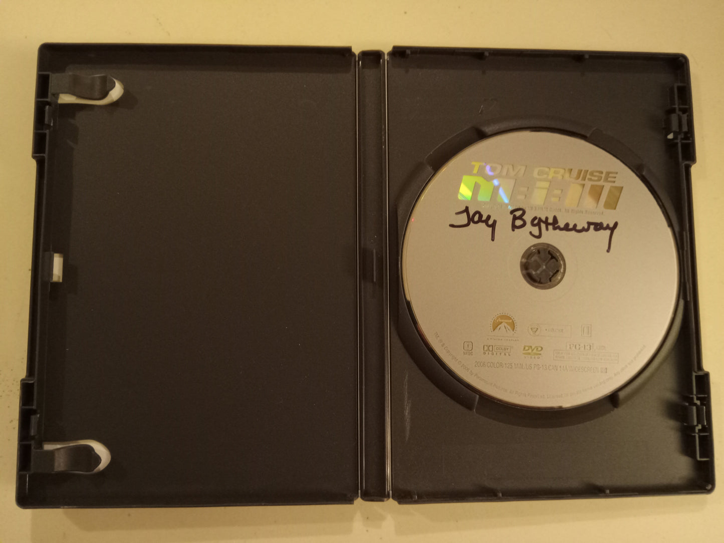 M:I:III, Mission Impossible III, DVD Movie, Tom Cruise Widescreen/Fullscreen, Rated PG-13, USED