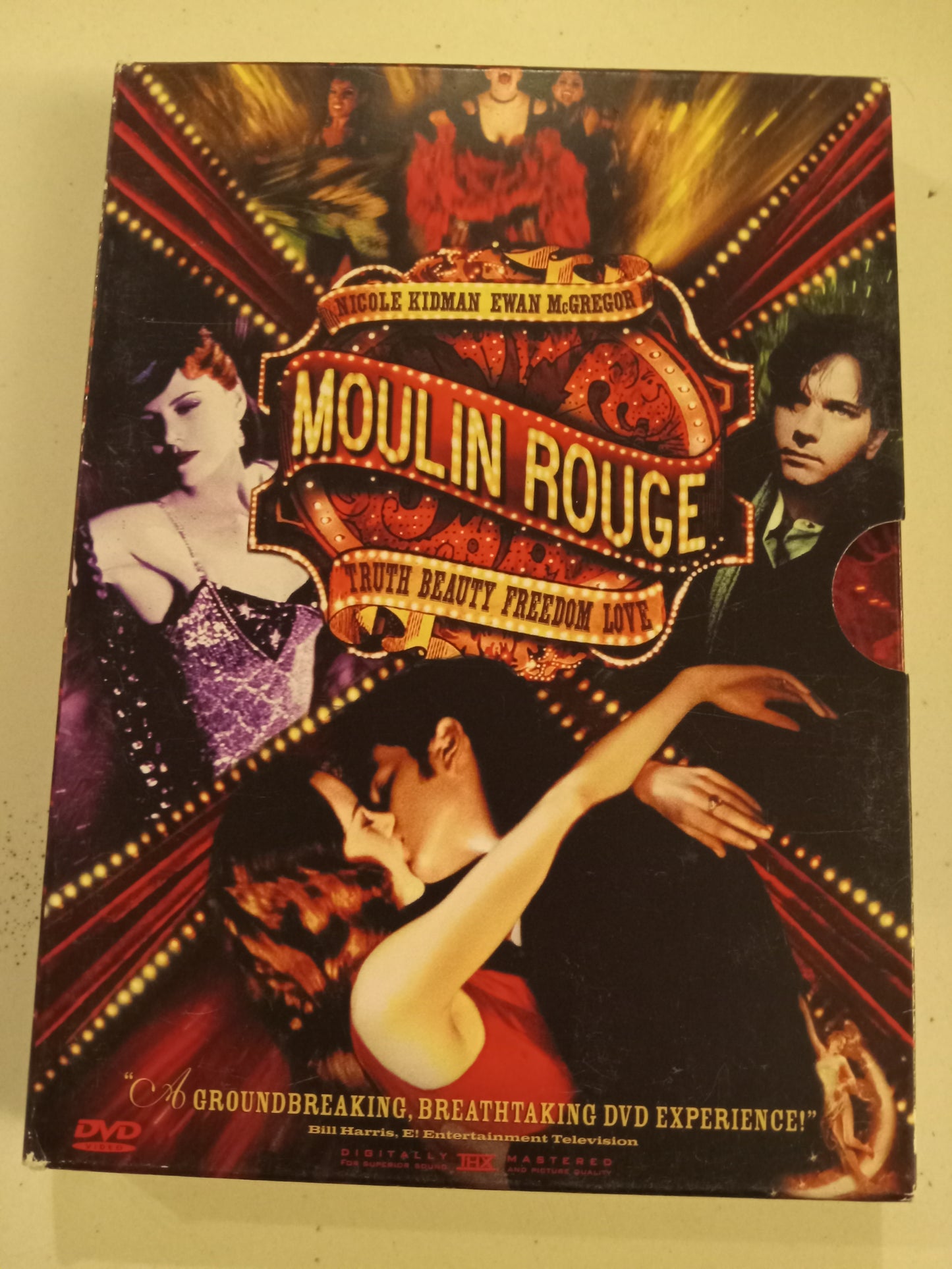 Moulin Rouge, DVD Movie, 2 Disc Special Ed. Nicole Kidman Widescreen, Rated PG-13, NEW/USED