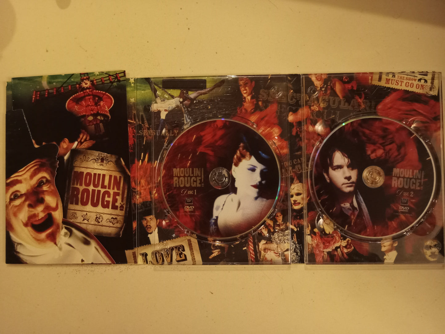 Moulin Rouge, DVD Movie, 2 Disc Special Ed. Nicole Kidman Widescreen, Rated PG-13, NEW/USED