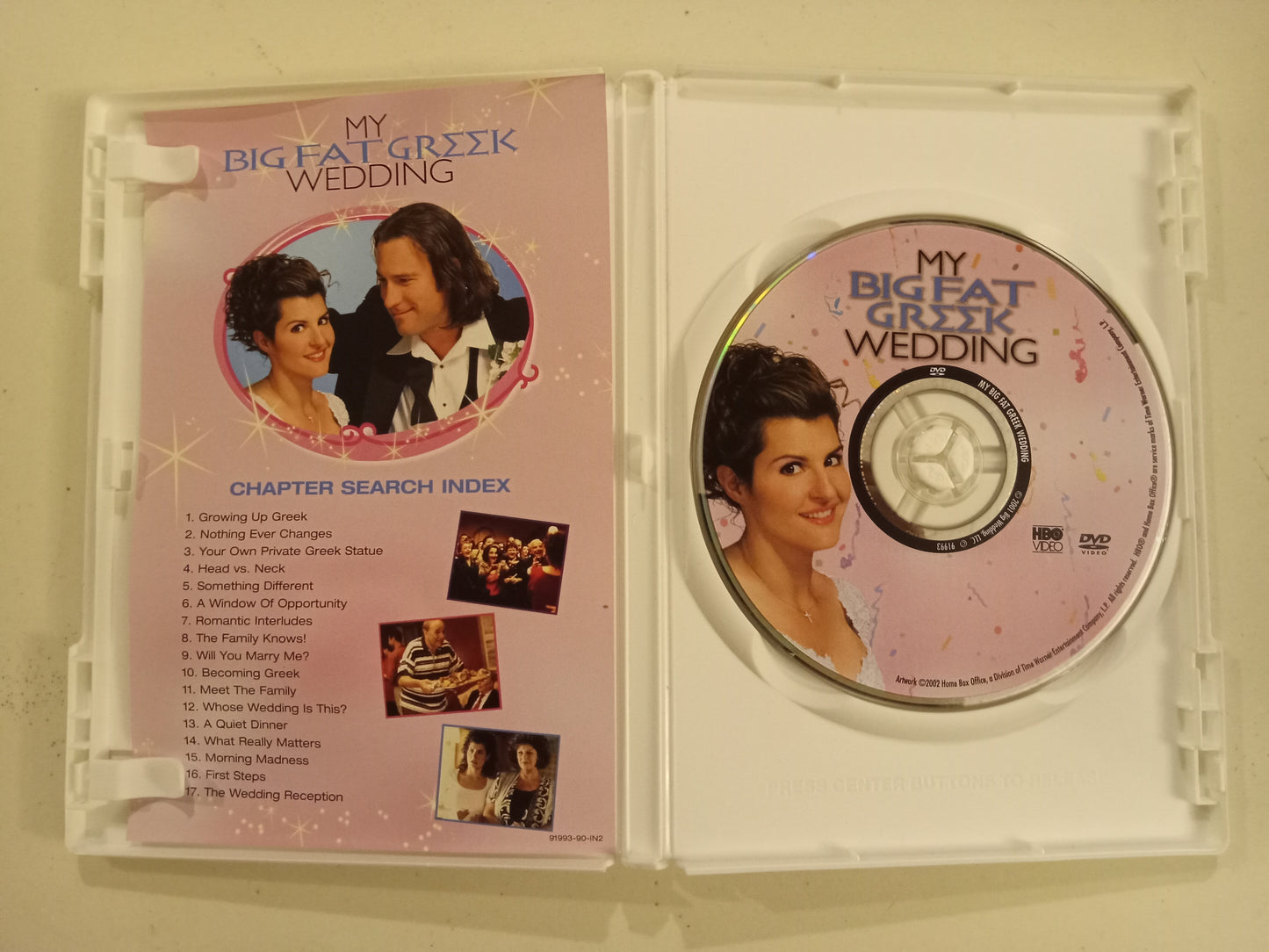 My Big Fat Greek Wedding, DVD Movie, Nia Vardalos Fullscreen&Widescreen, Rated PG, NEW/USED