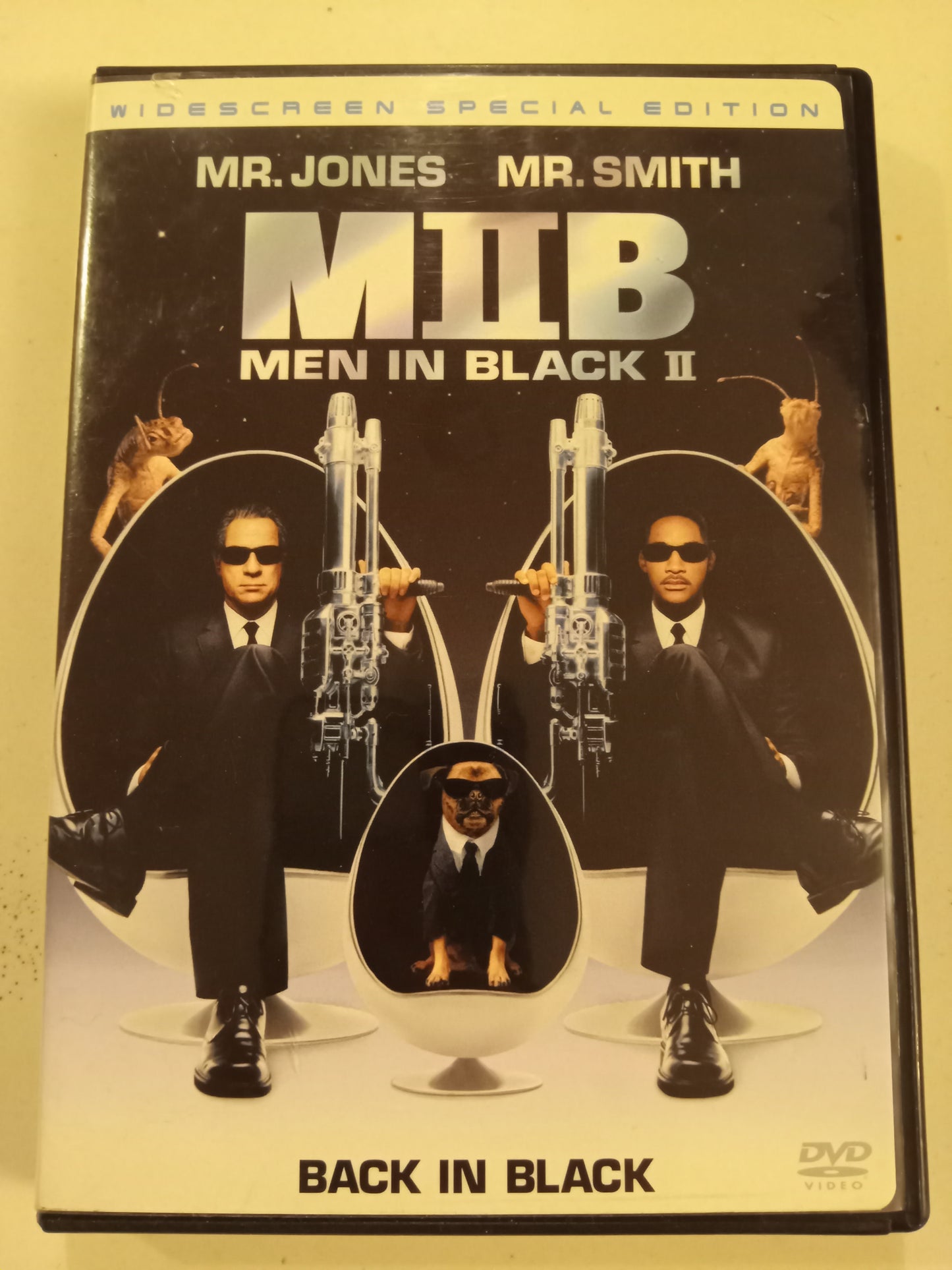 MIIB, Men In Black II 2, 2 Discs Special Ed., DVD Movie, Will Smith Fullscreen/Widescreen, Rated PG-13, USED