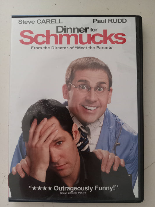 Dinner For Schmucks, DVD Movie, Steve Carell Widescreen, Rated PG-13, USED