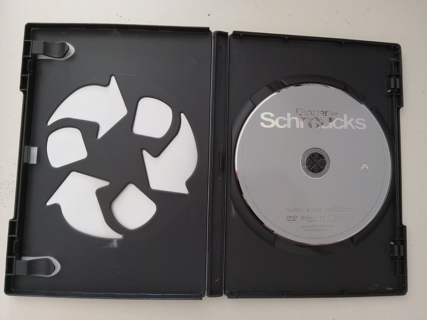 Dinner For Schmucks, DVD Movie, Steve Carell Widescreen, Rated PG-13, USED