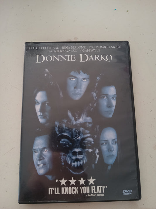 Donnie Darko, DVD Movie, Patrick Swayze Widescreen, Rated R, USED