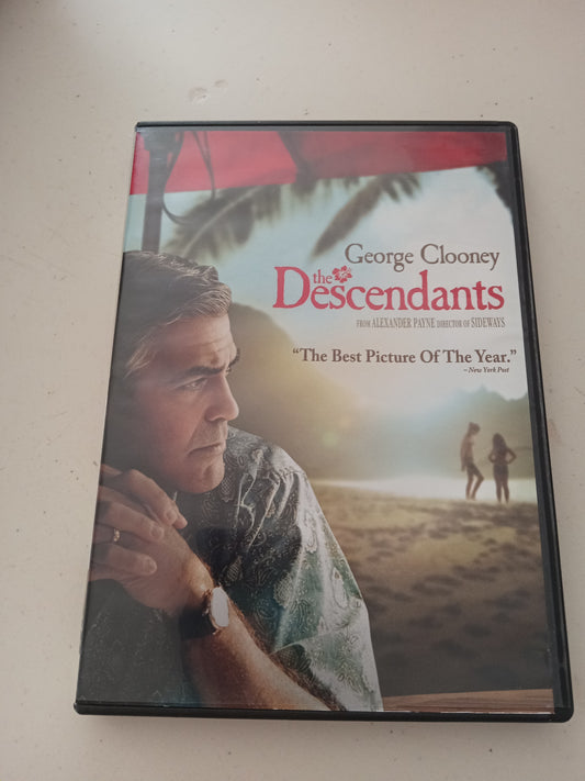 The Descendants, DVD Movie, George Clooney Widescreen, Rated R, USED