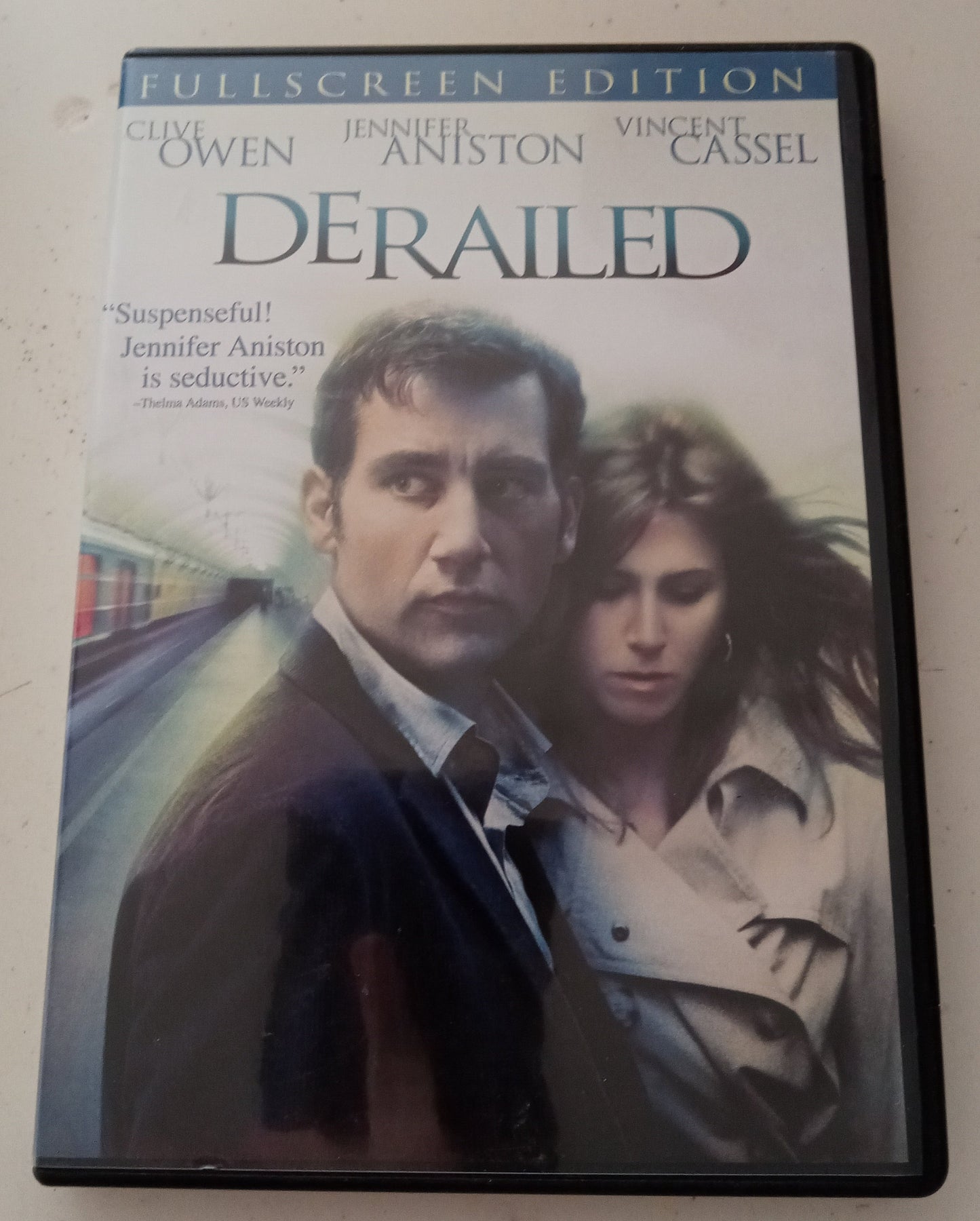 Derailed, DVD Movie, Clive Owen Widescreen/Fullscreen, Not Rated/R, USED