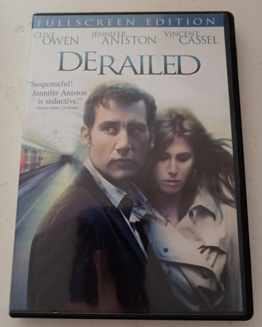 Derailed, DVD Movie, Clive Owen Widescreen/Fullscreen, Not Rated/R, USED