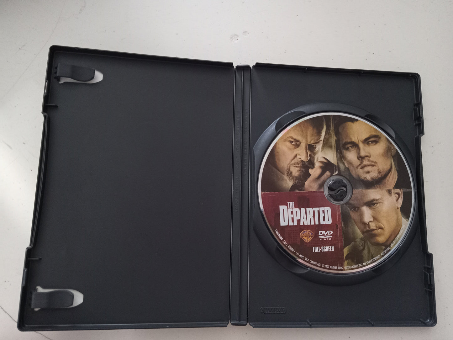 The Departed, DVD Movie, Leonardo DiCaprio Fullscreen, Rated R, USED