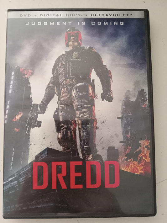 Dredd, DVD Movie, Karl Urban Widescreen, Rated R, USED