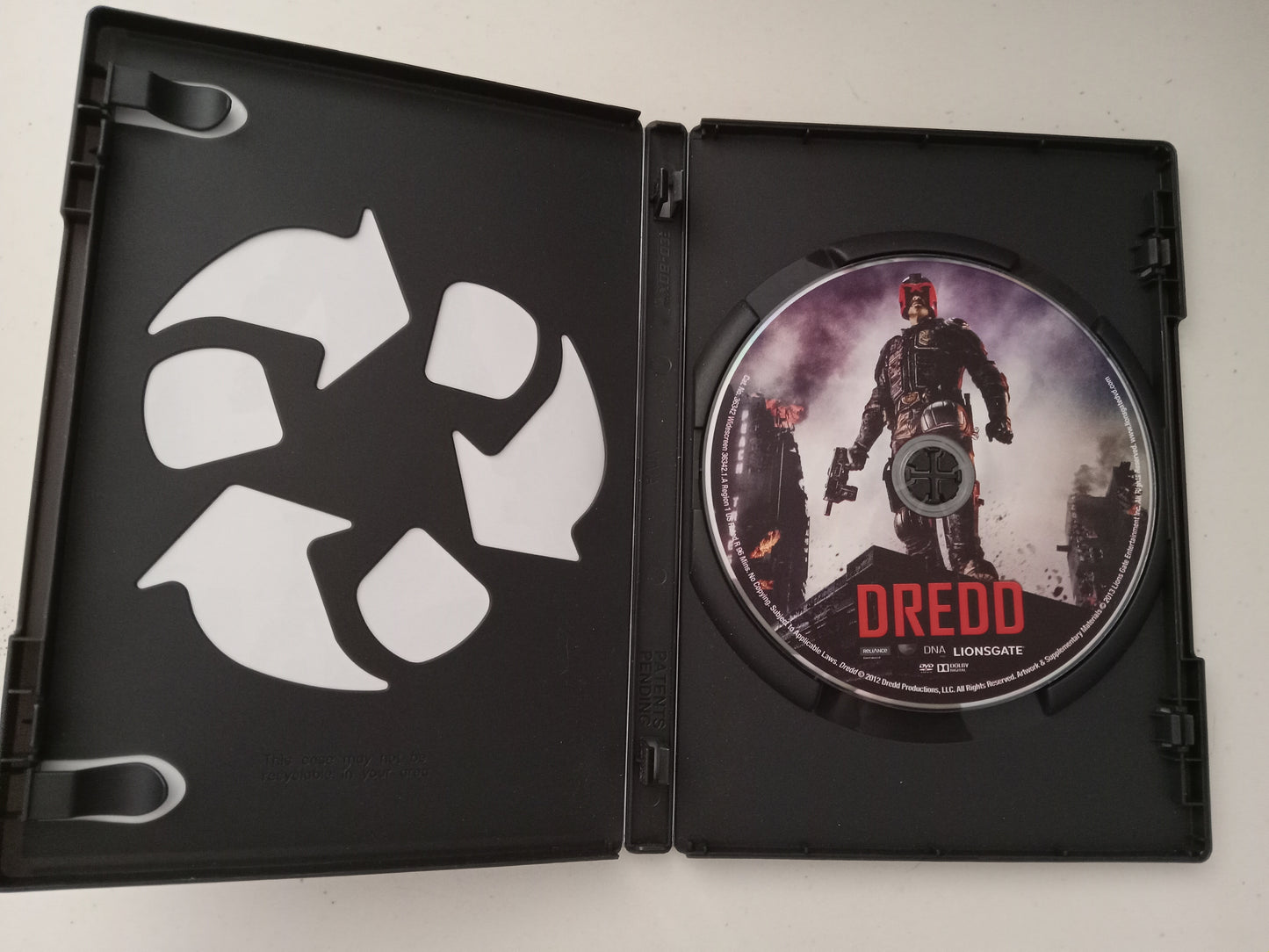 Dredd, DVD Movie, Karl Urban Widescreen, Rated R, USED