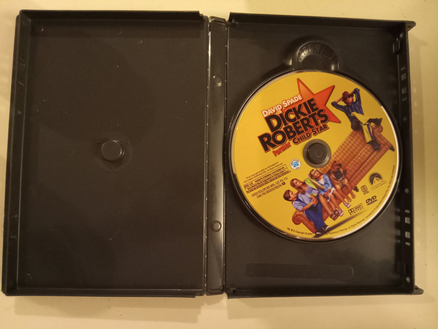 Dickie Roberts, Former Child Star, DVD Movie, David Spade Widescreen, Rated PG-13, USED