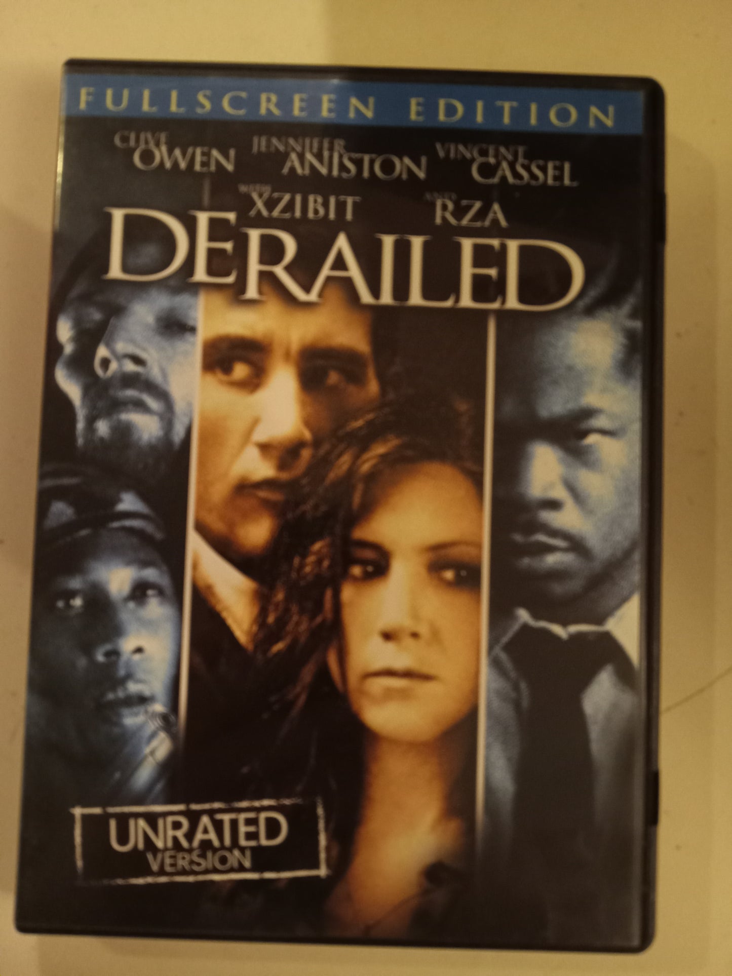 Derailed, DVD Movie, Clive Owen Widescreen/Fullscreen, Not Rated/R, USED
