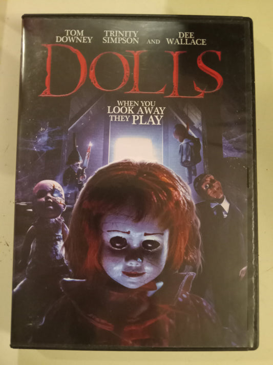 Dolls, DVD Movie, Tom Downey Widescreen, Not Rated, USED
