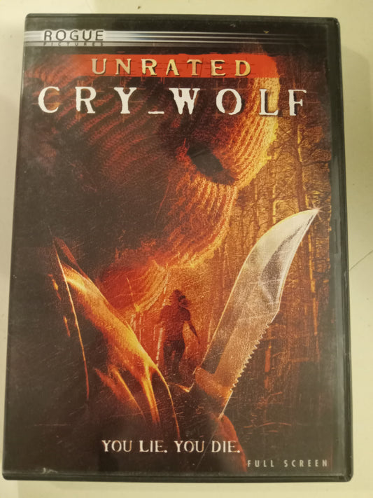 Cry Wolf, DVD Movie, Jon Bon Jovi Fullscreen, Not Rated, USED