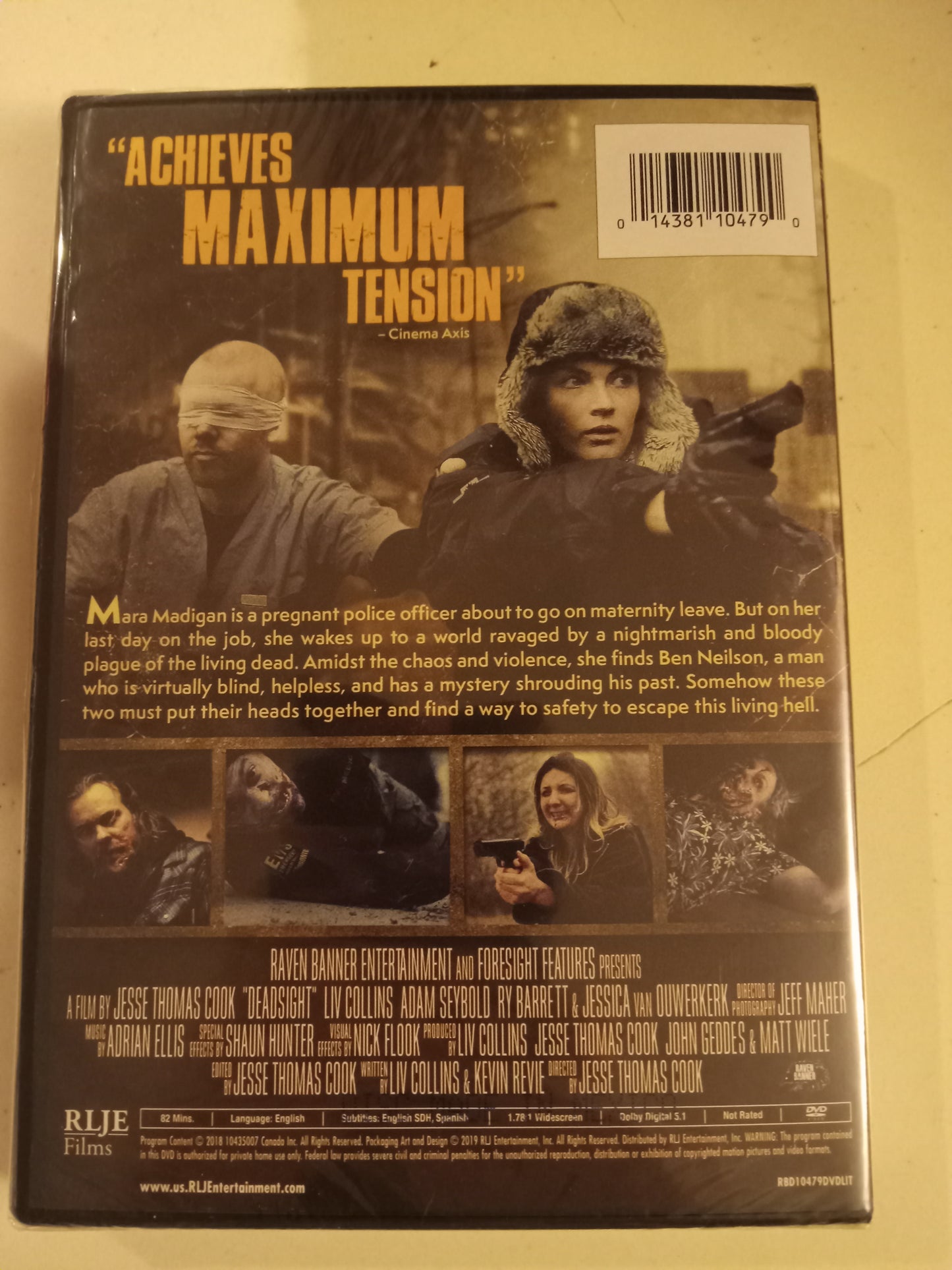 Deadsight, DVD Movie, Liv Collins Widescreen, Not Rated, NEW