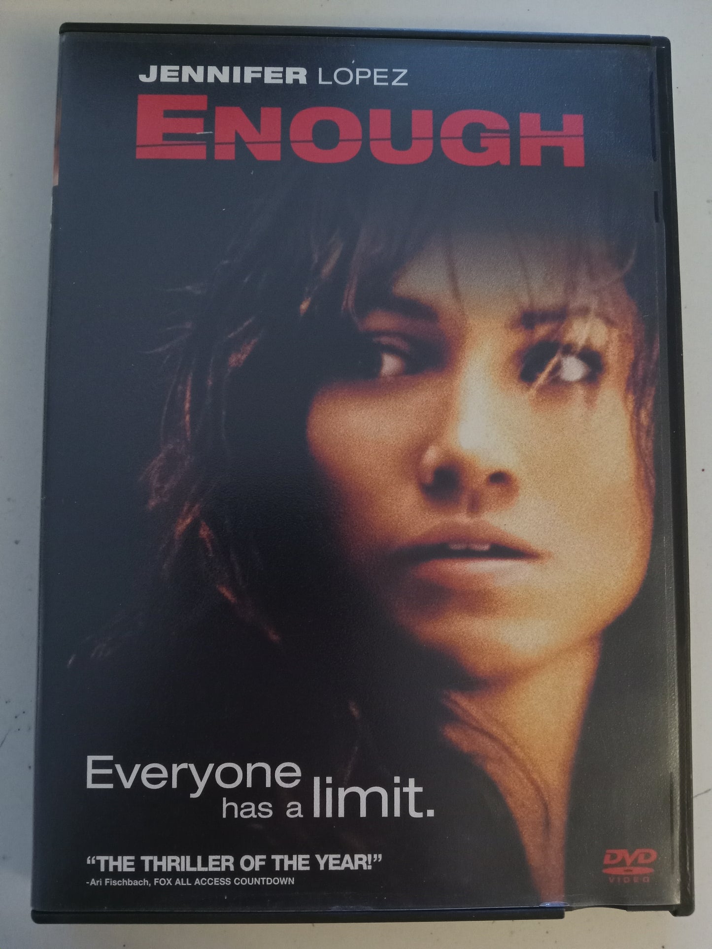 Enough, DVD Movie, Jennifer Lopez Fullscreen & Widescreen, Rated PG-13, USED