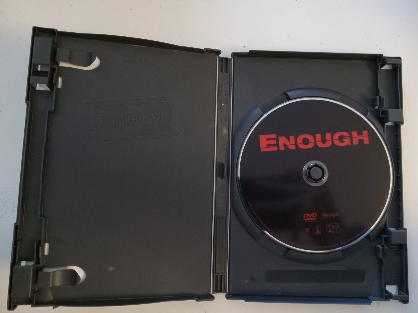 Enough, DVD Movie, Jennifer Lopez Fullscreen & Widescreen, Rated PG-13, USED