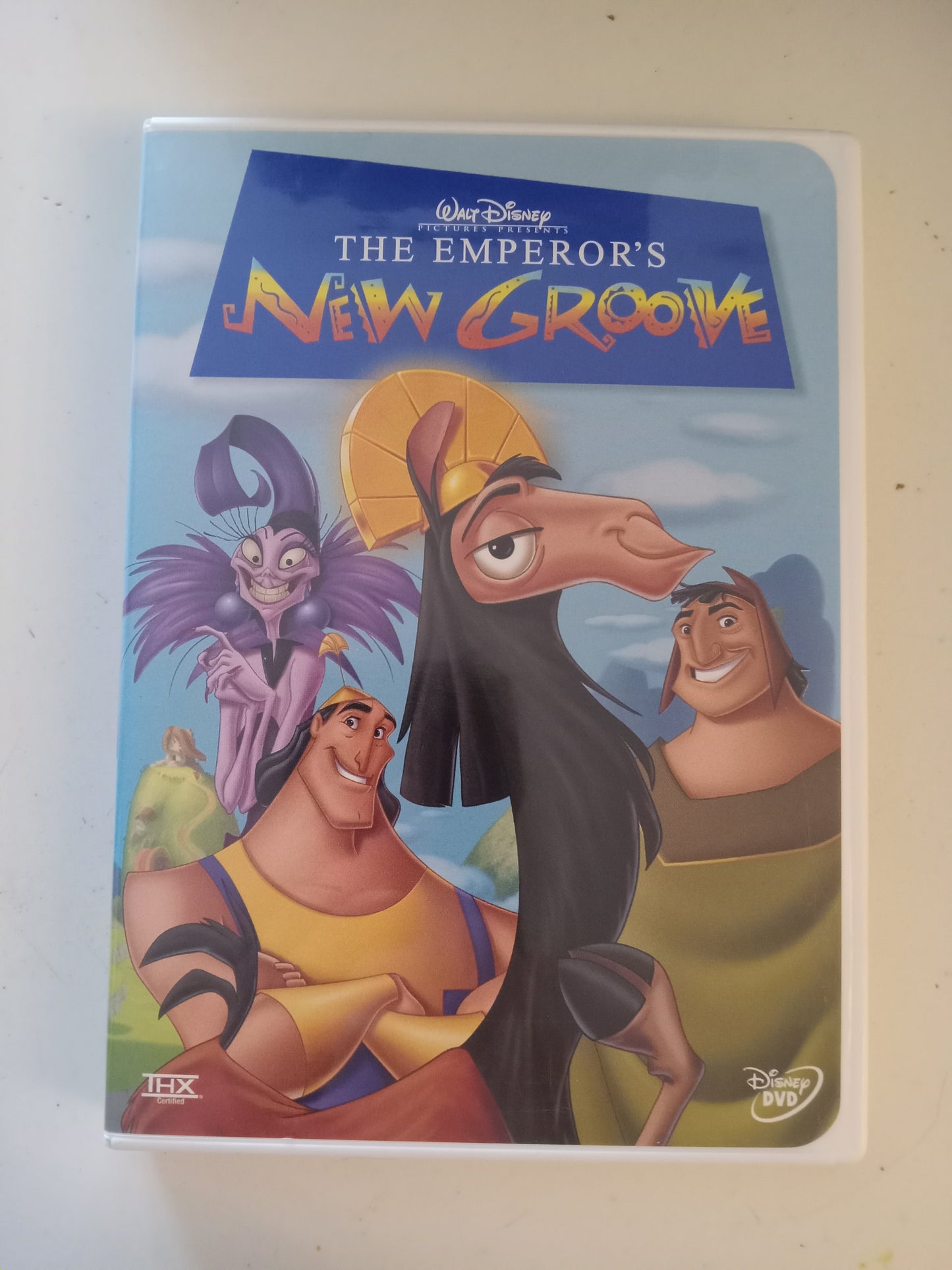 The Emperor's New Groove, Disney Animated DVD Movie, David Spade Widescreen, Rated G, USED