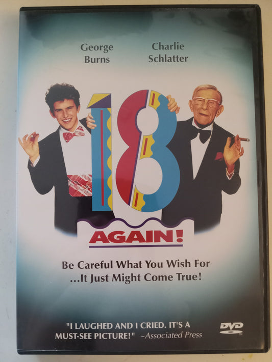 18 Again, DVD Movie, George Burns Widescreen, Rated PG, Rare OOP, USED