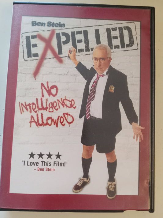 Expelled, DVD Movie, Ben Stein Widescreen, Rated PG, USED