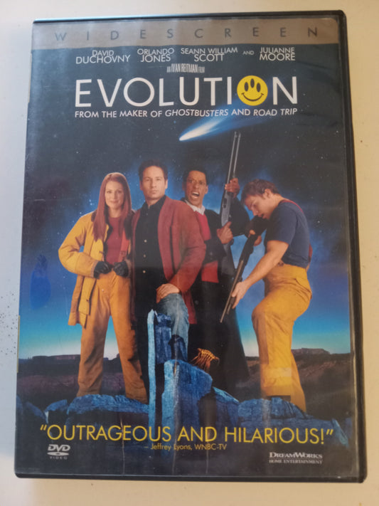 Evolution, DVD Movie, David Duchovny Widescreen, Rated PG-13, USED