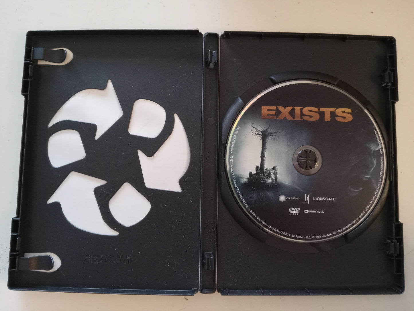 Exists, DVD Movie, Samuel Davis Widescreen, Rated R, USED