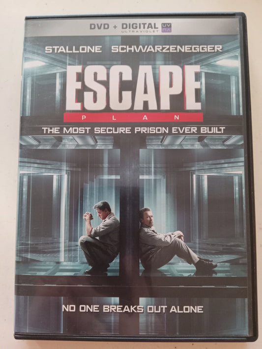 Escape Plan, DVD Movie, Arnold Schwarzenegger Widescreen, Rated R, USED