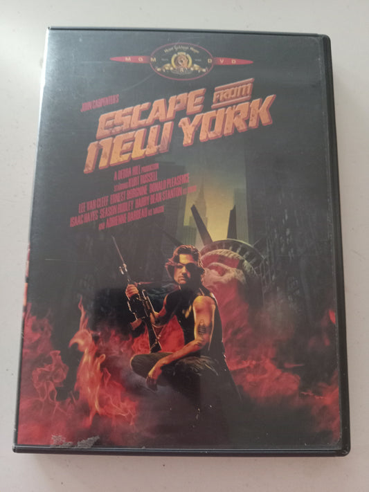 Escape From New York, DVD Movie, Kurt Russell Widescreen, Rated R, USED
