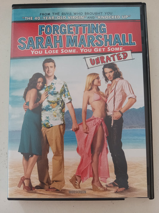 Forgetting Sarah Marshall, DVD Movie, Jason Segel Widescreen, Not Rated, USED