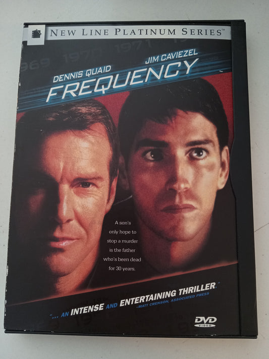Frequency, DVD Movie, Dennis Quaid Widescreen, Rated PG-13, USED