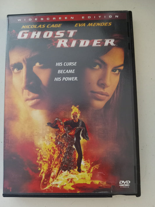 Ghost Rider, DVD Movie, Nicholas Cage Widescreen, Rated PG-13, USED